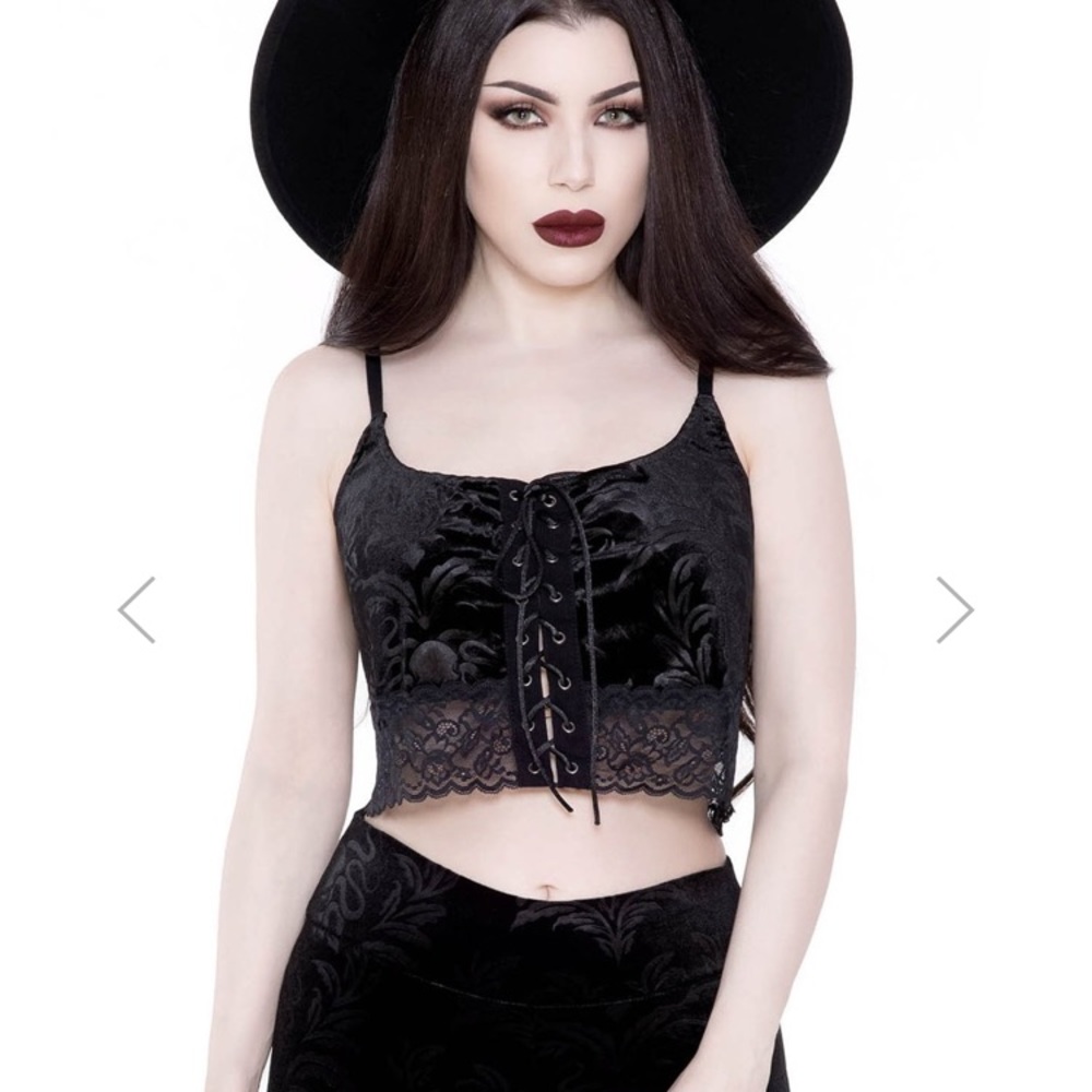 Dark Dahlia Vest Top